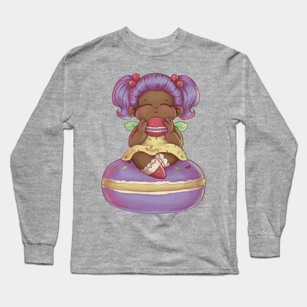 Sugar Plump Fairy Nom Noms Long Sleeve T-Shirt by thewickedmrshicks